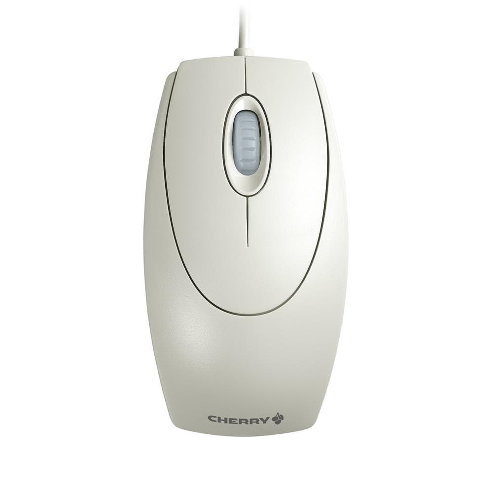 Cherry USB Mouse, Light Gray Retro Style