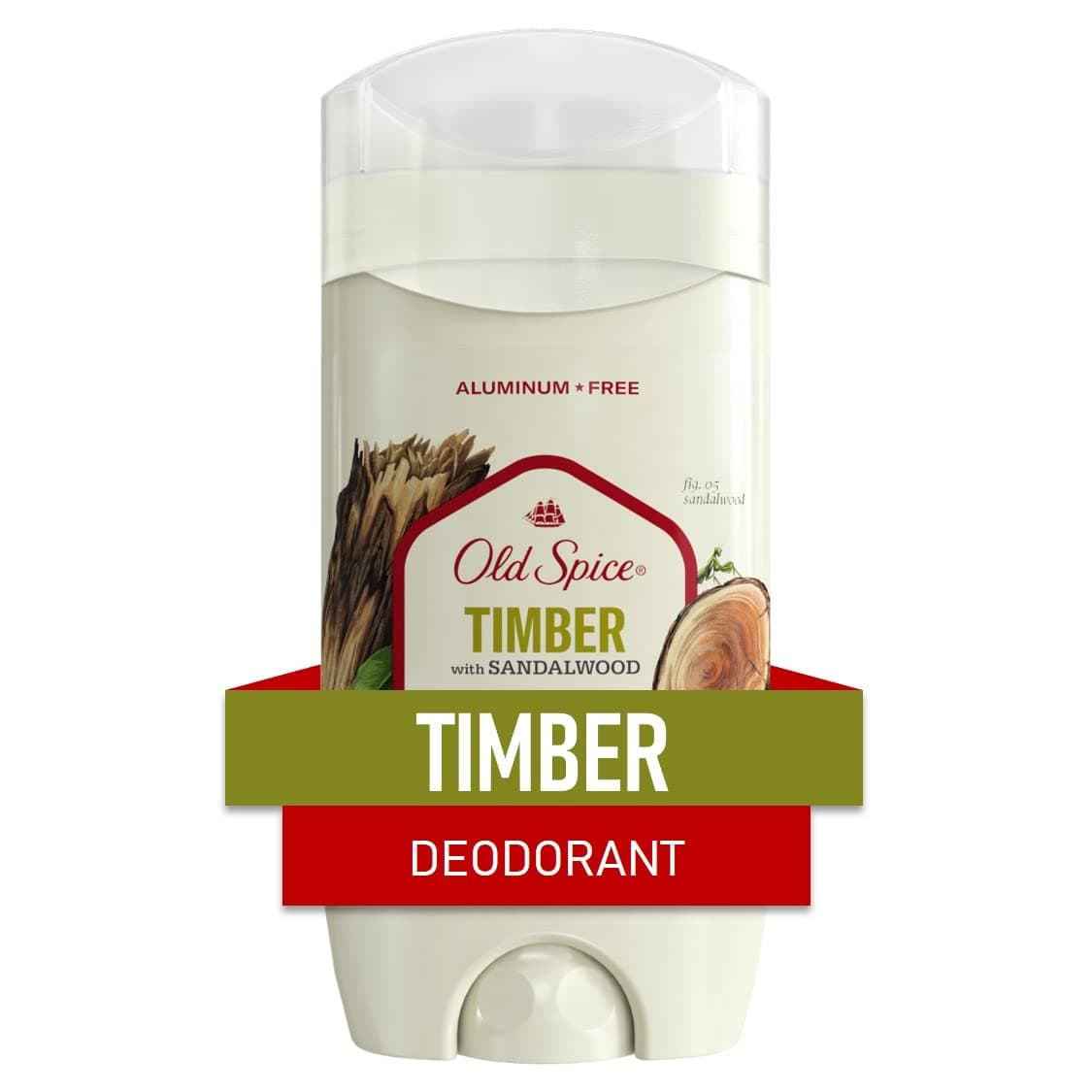 Fresher Collection Invisible Solid Men's Deodorant, Timber, 3 Ounce (Package may vary)
