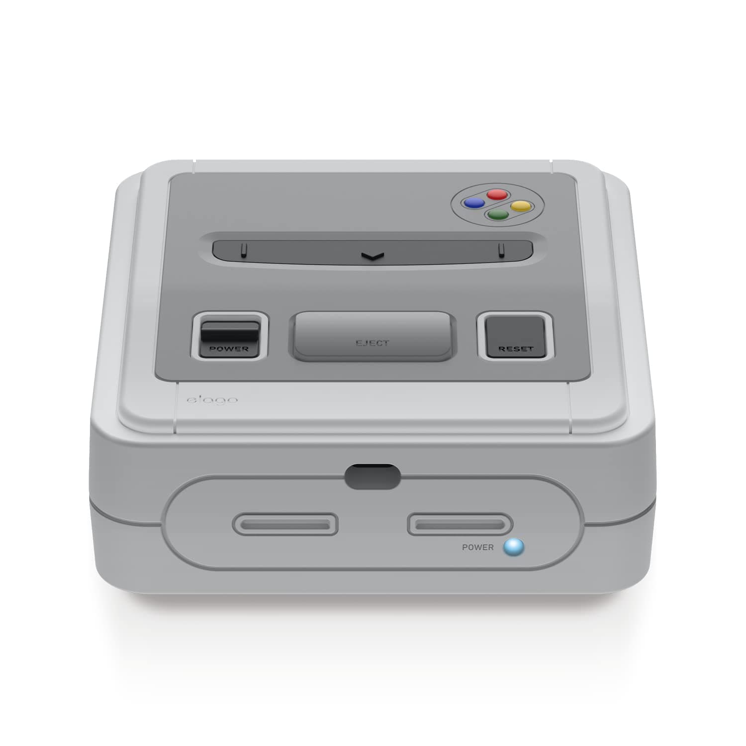 T4 Case Compatible with Apple TV 4K 3rd Generation (2022) - Having IR Sensor Cutout and LED Cutout (not for 2021 Models) (Light Grey)