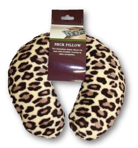 Animal Print Super Soft Neck/Shoulder Pillow (Leopard)