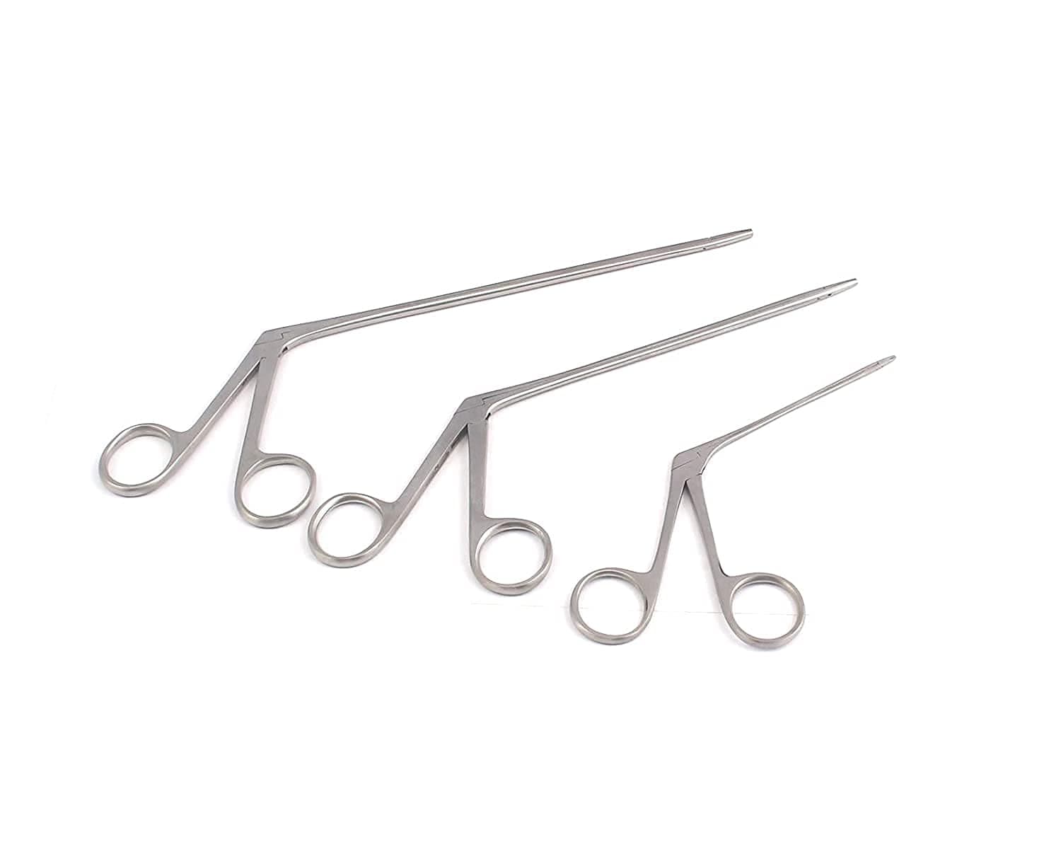 3 HARTMAN ALLIGATOR EAR FORCEPS SERRATED 3.5", 5.5", 6.5"