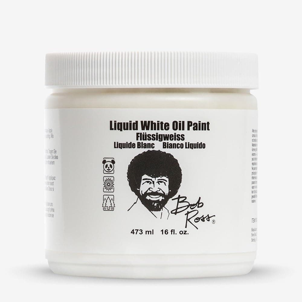 Bob Ross Liquid WHTE 500ML, 0, 500 ml (Pack of 1)
