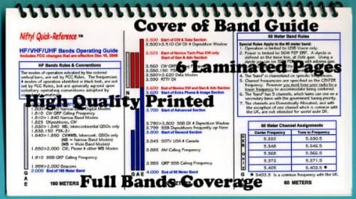 HF / VHF / UHF Bands Operating Guide by Nifty Accessories