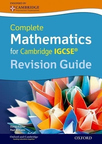 Complete Mathematics for Cambridge IGCSE? Revision Guide by Rayner, David, Williams, Paul (2009) Paperback Unknown Binding – 20 Oct. 2009