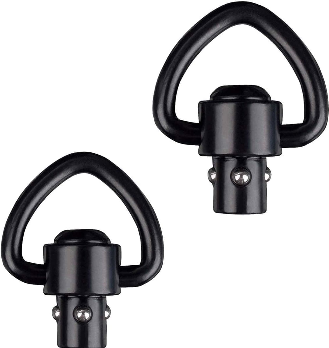 2 Pack Red Laser Sight for with Barrel Clamp Mount for Rifle Shot Gun Press Light Rail Black Mount and Button (qq Black)