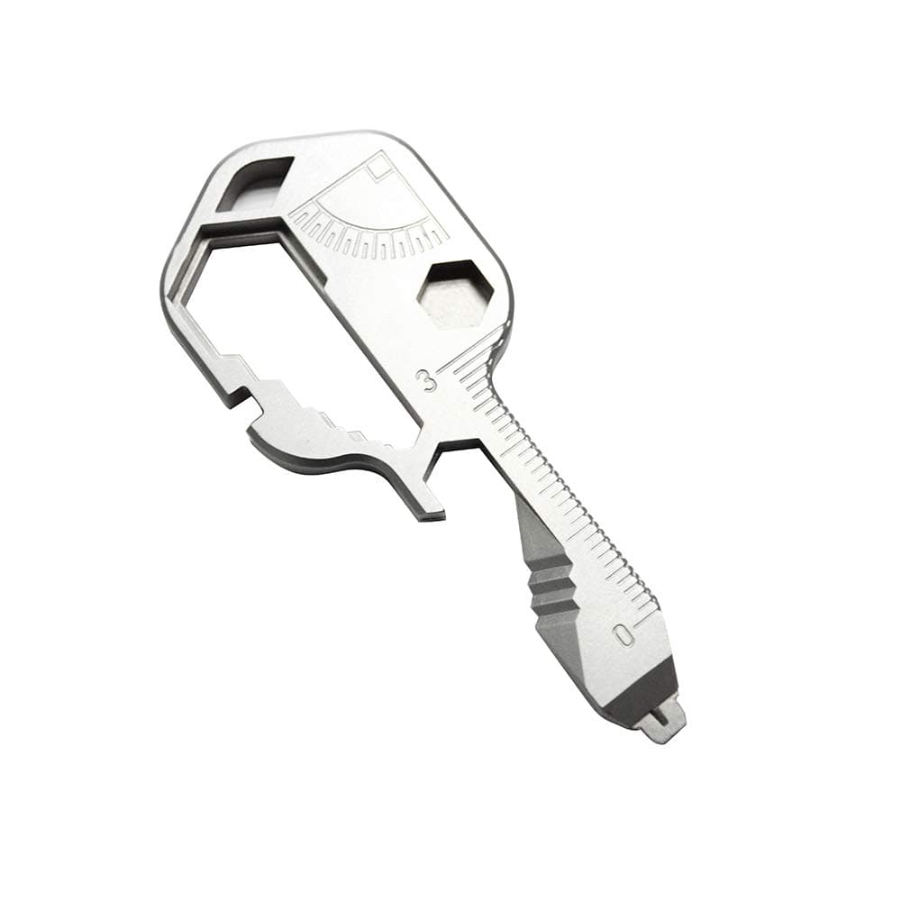 Keychain Multi-function portable Key Tool Versatile Outdoor Mini Tool Stainless Steel Screwdriver Bottle Opener Outdoor Camping Home Repair 24-in-1