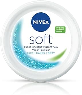 - NIVEA Soft Light Moisturizer, 300 ml | Instant Hydration with Vitamin E & Jojoba Oil | Non-Greasy Cream for Face, Body and Hands | For Smooth, Healthy Skin
