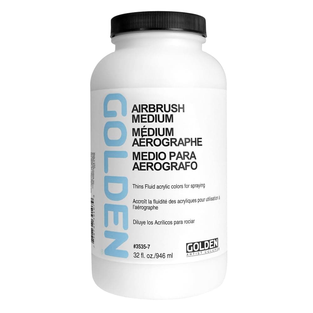Golden Airbrush Medium - 32 oz Bottle