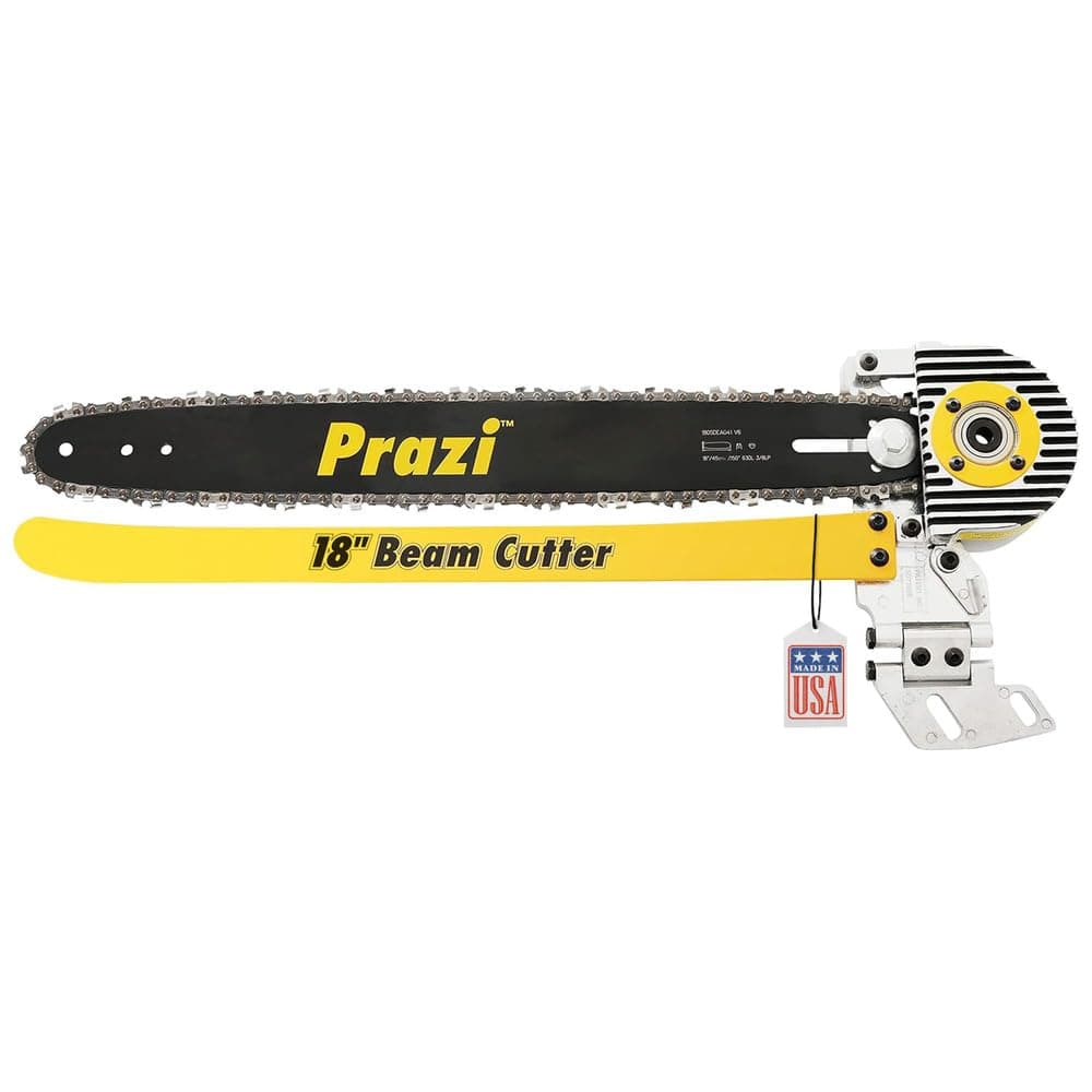 Prazi 18" Beam Cutter Attachment for Circular Saws – For 7-1/4"-8-1/2" WormDrive Saws – American Owned Company – Increase Cut Depth from 2-1/2” to 18”