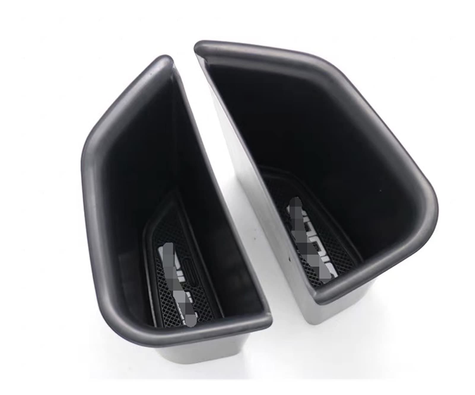 WEID Black Front Door Side Storage Box With Non-slip Mat Handles And Armrest Container Suitable Fit For Alfa Romeo Giulia Sedan 2017-2022 (Color Name : Car door storage box)