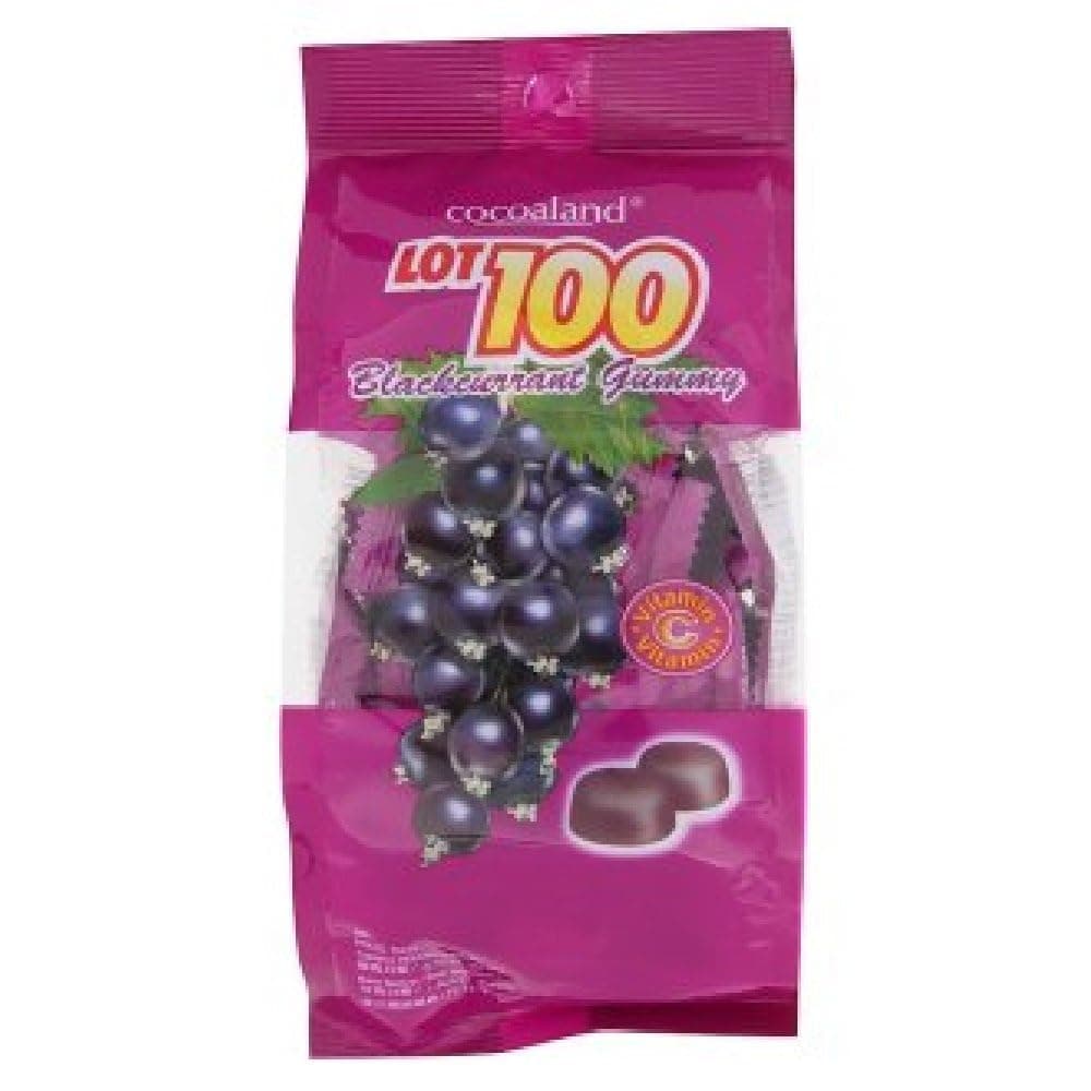 Cocoaland Lot 100 Gummy 150g (Blackcurrant, 1 Pack)