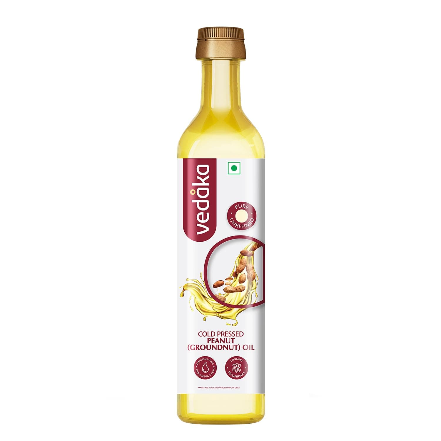 - Cold Pressed Peanut Oil, 500ml