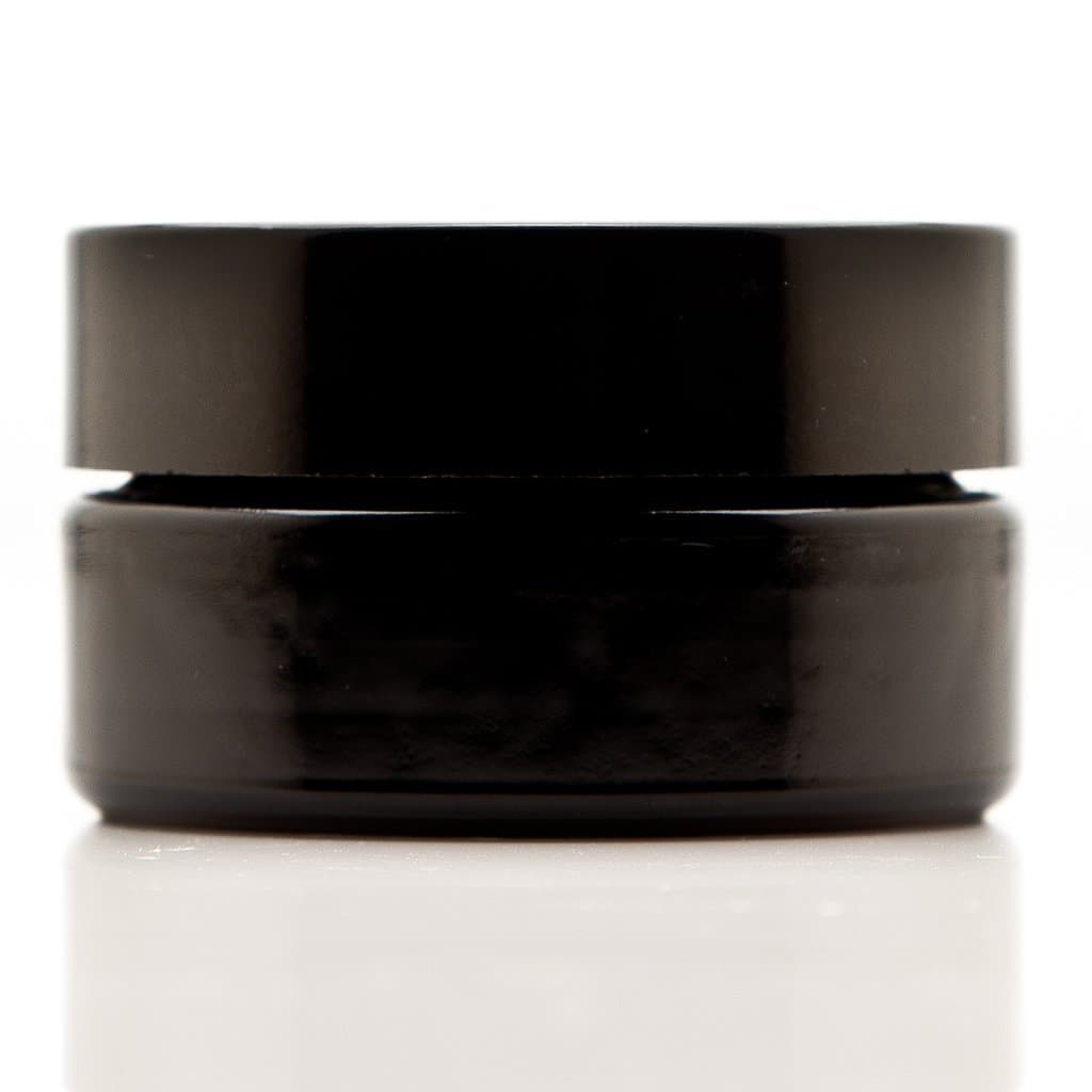 Infinity Jars 30 Ml (1 fl OZ) Glass Lotion Container with Lid, Refillable UV Cosmetic Jar for Creams, DIY, Travel, Body Butter | Small Wide Mouth Empty Lotion Jar, Airtight Cosmetic Container