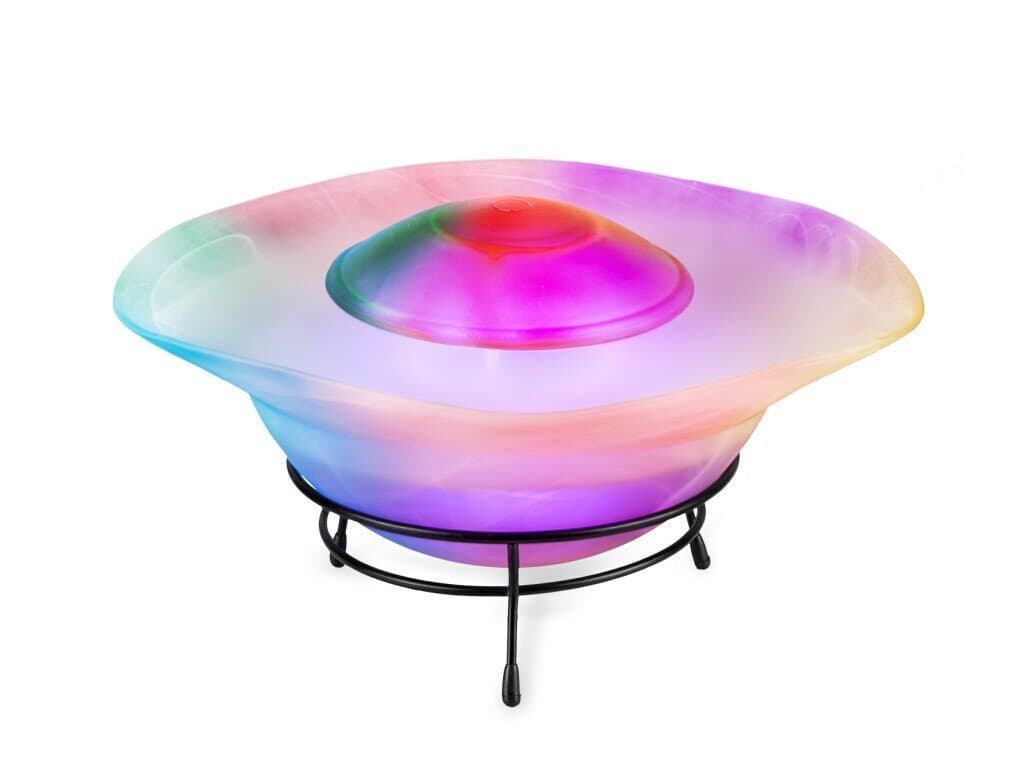 Multimode Tabletop Mist Maker Water Humidifier Fountain Lamp 12-LED Color Changing,Rainbow (Sf-811rb)