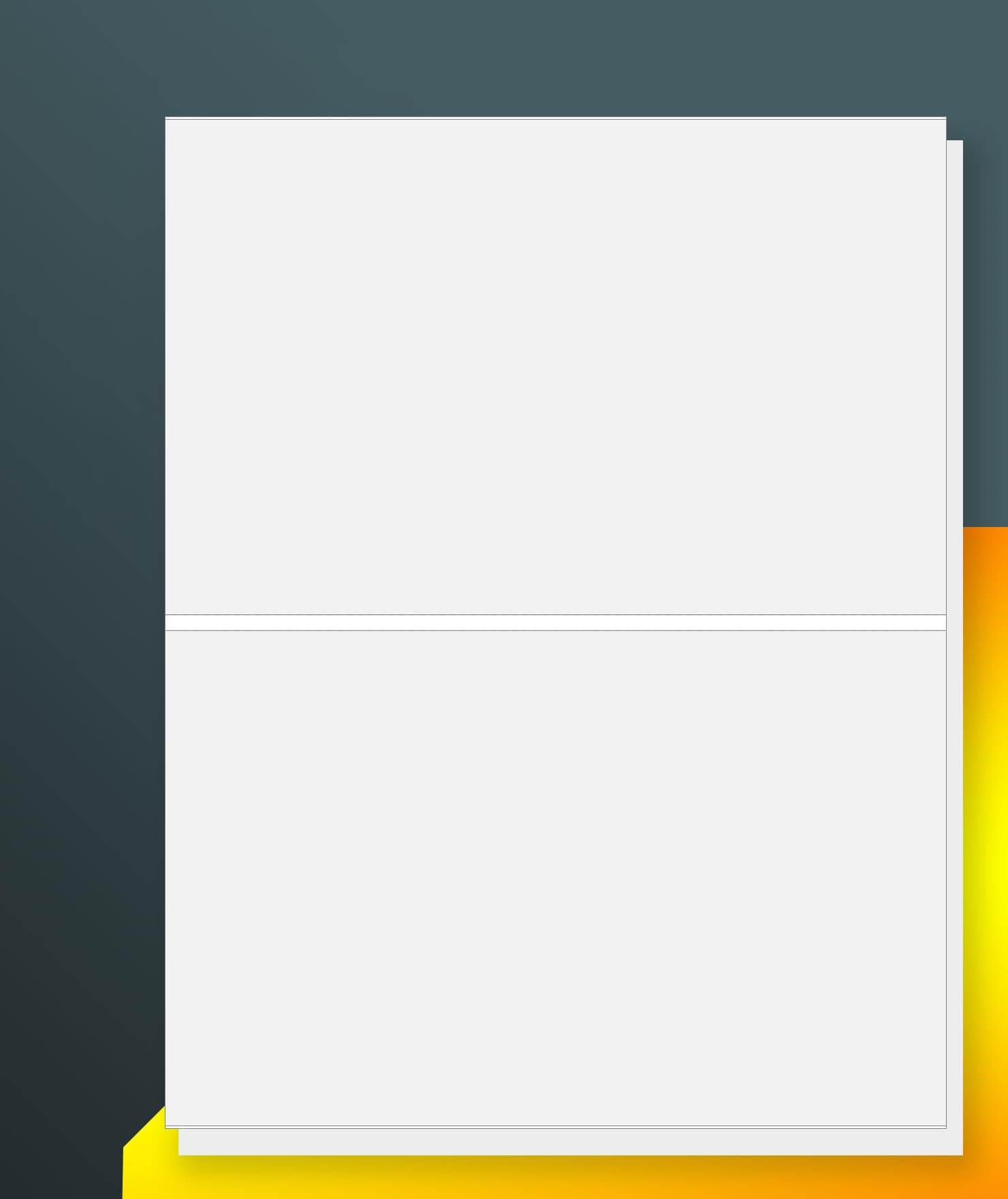 8.5" x 5.5" Half Sheet Self Adhesive Sticker Paper Shipping Labels for Laser & Inkjet Printers[100 Sheets,200 Labels]