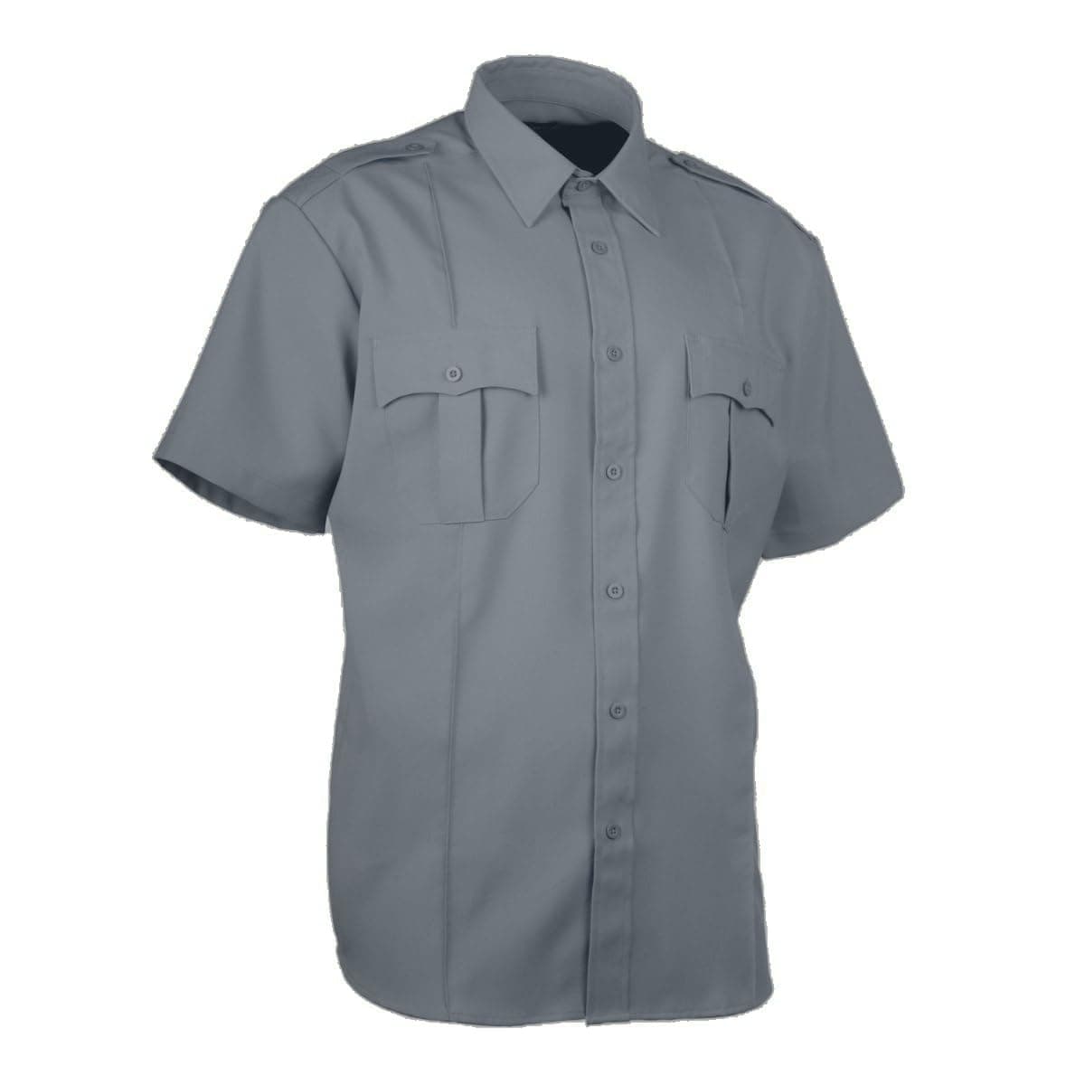First Class 100% Polyester Short Sleeve Men's Uniform Shirt White
