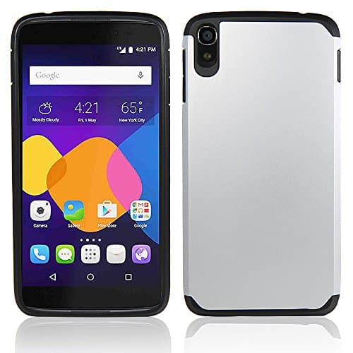 Alcatel One Touch Idol 3 (5.5") Case, Telegaming Heavy Duty Hybrid Rugged Impact Durable Case Protective Cover Skin + Screen Protector Stylus for Alcatel One Touch Idol 3 5.5 inch (Gold)