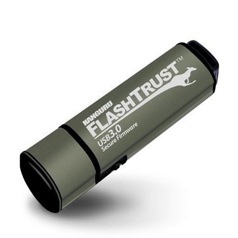 Kanguru Flash Trust – 64GB Secure Firmware Flash Drive – Write Protect Switch – SuperSpeed USB 3.0