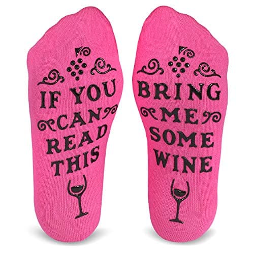 Cavertin Women's Novelty Wine Socks with Gift Packaging
