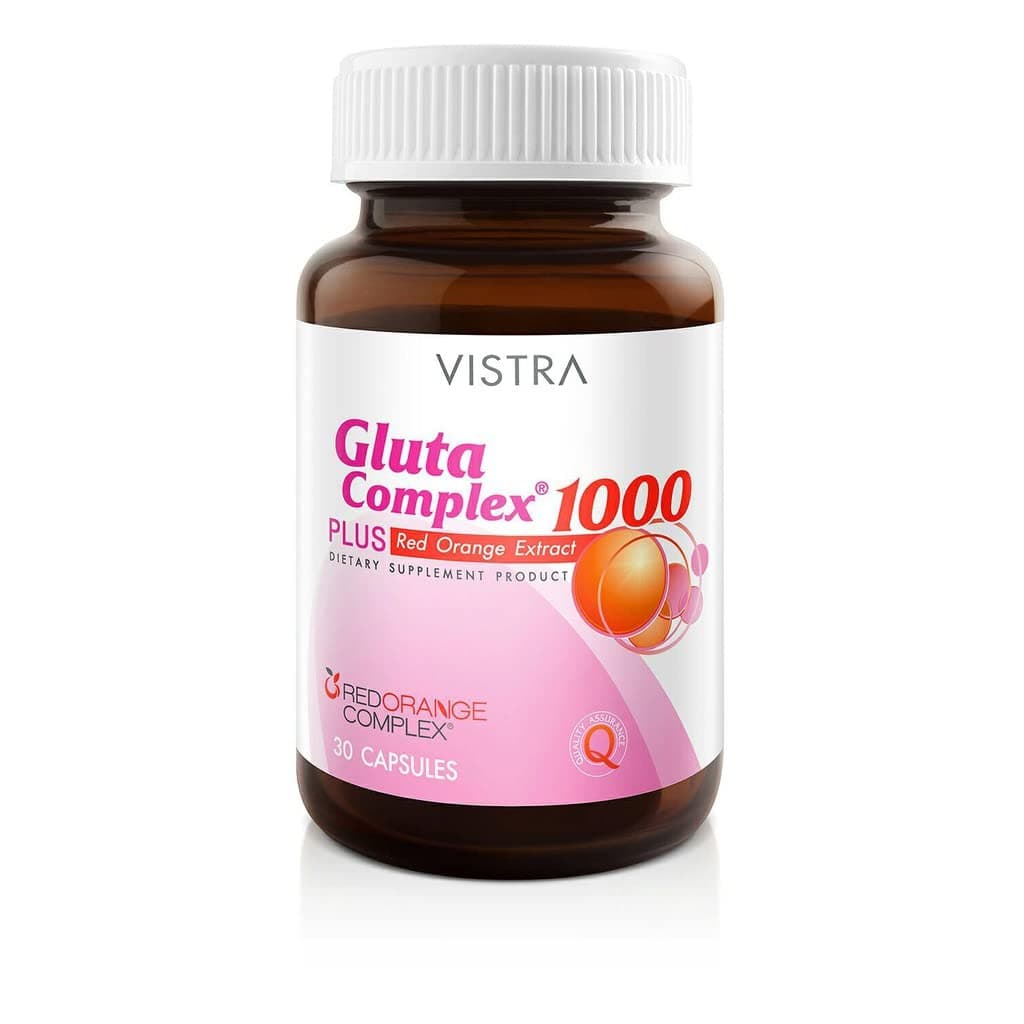 DOK MAI VISTRA Gluta Complex 1000 Plus Red Orange Extract 30 Capsules 52.5g