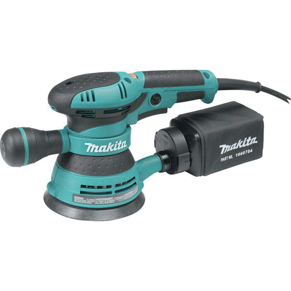 Makita BO5041/1 110V Random Orbit Sander, Blue, Small