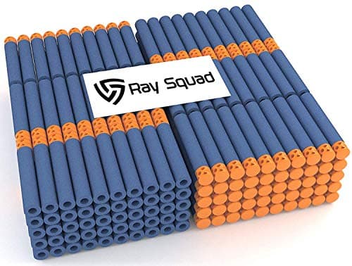 Ray Squad Waffle Darts 200-Pieces Set, Ultimate Nerf Foam Toy Darts, Premium Refill Bullets for N-Strike Guns, Universal Mega Pack, Firm and Safe Nerf Accessories Amazing Precision Control