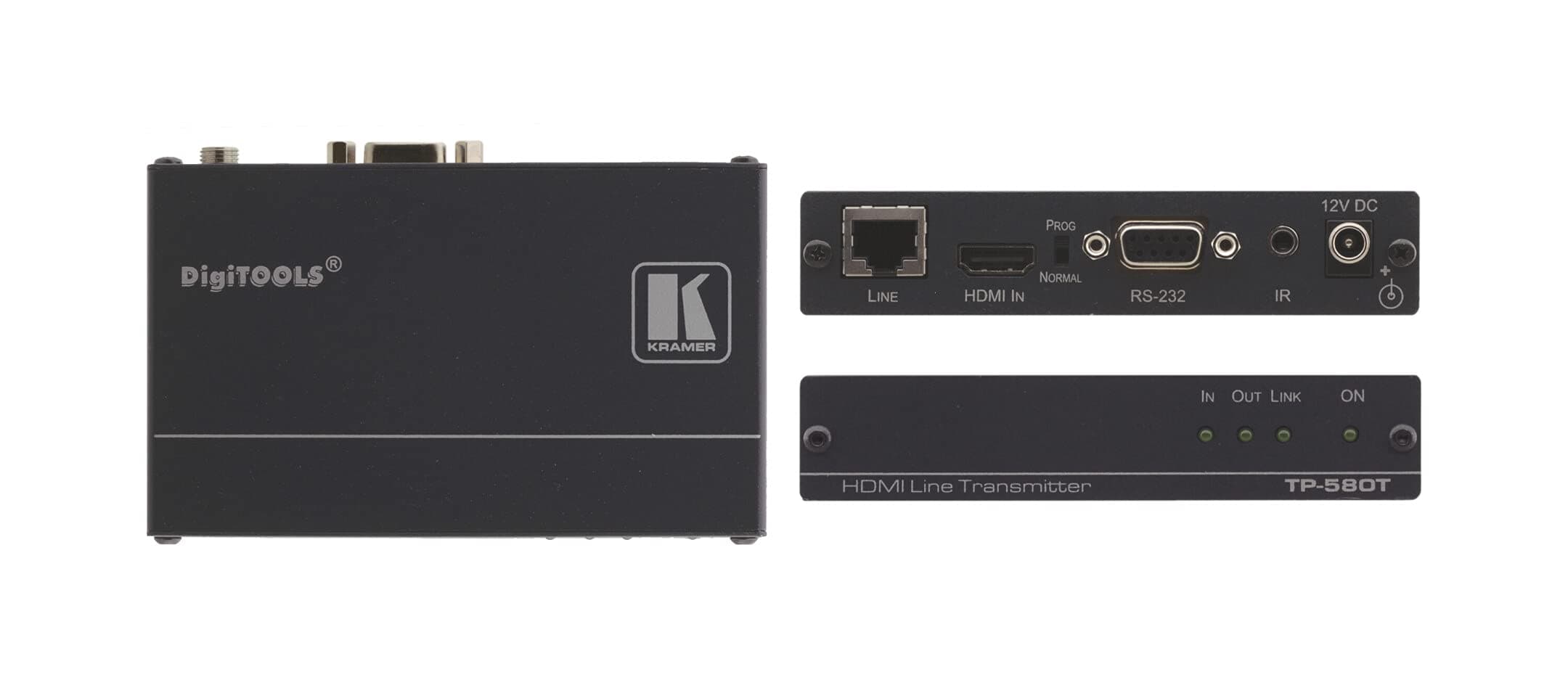 Kramer Electronics HDMI, Bidirectional RS?232 & IR over HDBaseT Twisted Pair Transmitter TP-580T