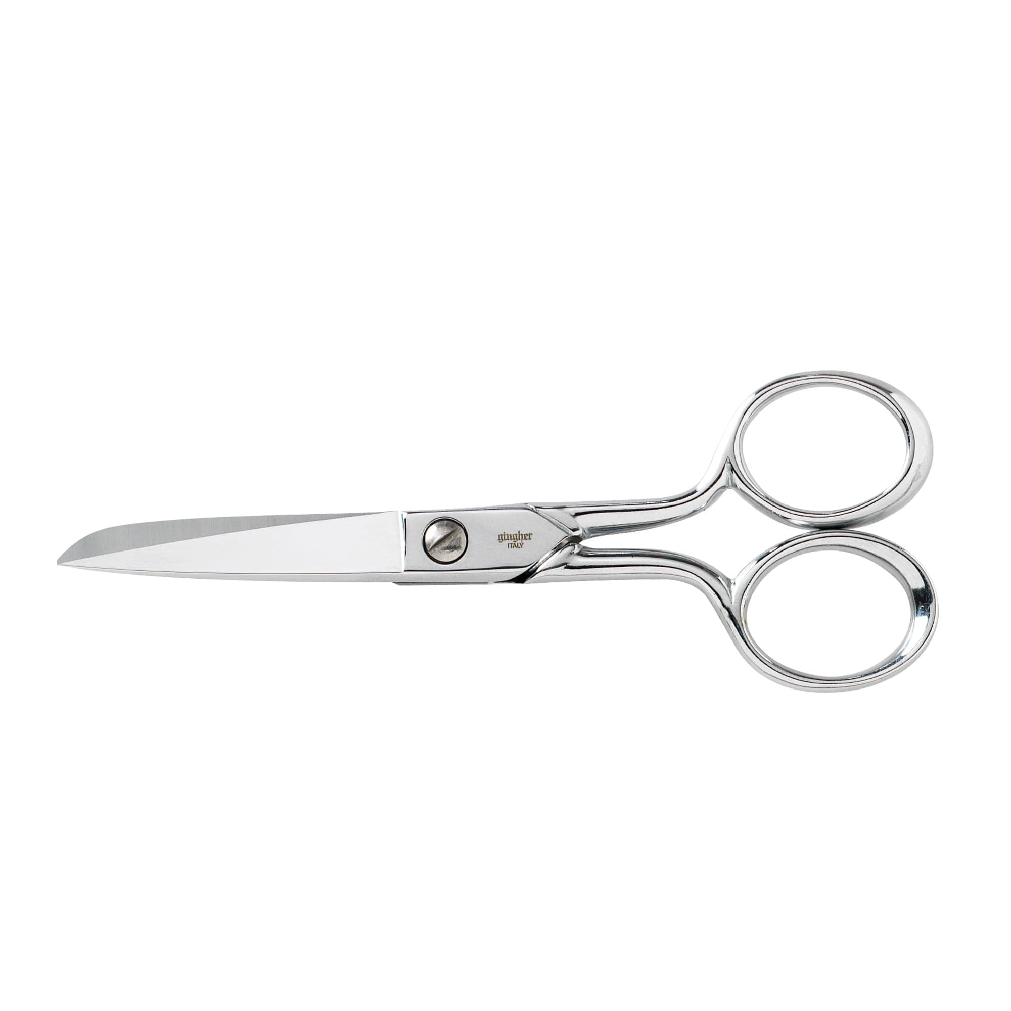 5" Fabric Scissors, Premium Forged Steel Fabric Shears, Sharp Knife Edge Sewing Scissors for Cutting Cloth with Protective Sheath, Ambidextrous Design, Chrome Plated Nickel Finish