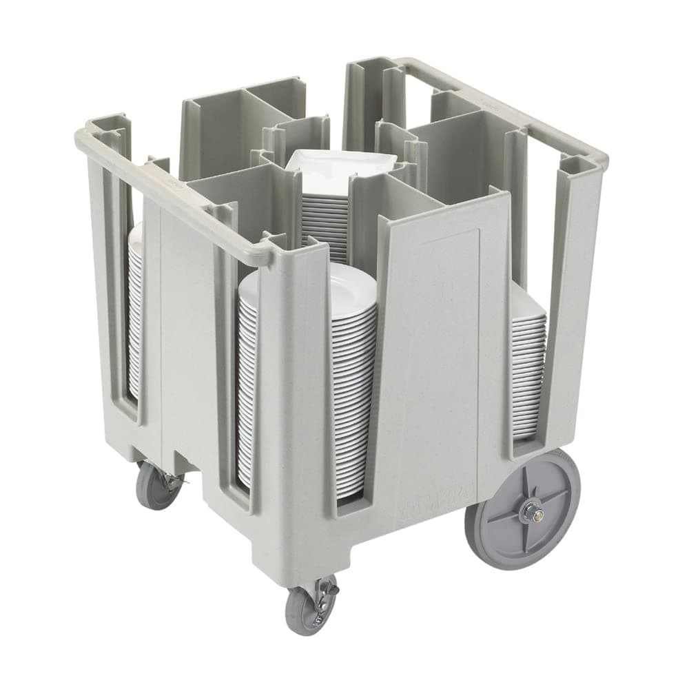 Cambro DCS950480 Versa Dish Caddy, Maximum Plate Size: 9-1/2" Speckled Gray DCS950-480