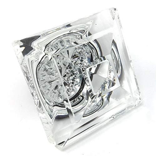 Rousso's Reproduction Single Surface Mount Crystal Knob Set in a Class of It's Own. Easy to Install on One Side of the Door or Flat Surface