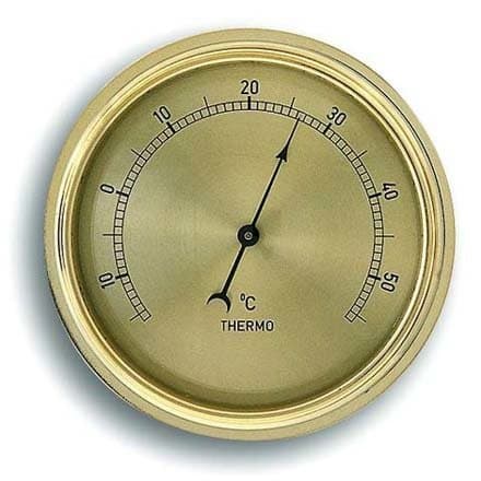 Brass-Look Thermometer Movement Insert 72mm K1.100396