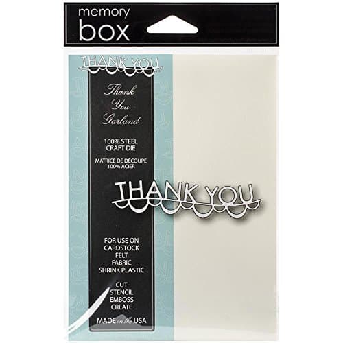 Memory Box Dies Thank You Garland