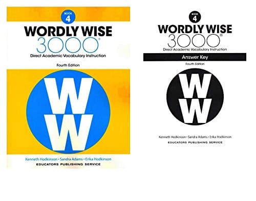 NEW! Wordly Wise 3000® 4th Edition Grade 4 SET (2 Books) -- Student Book, Answer Key (Direct Academic Vocabulary Instruction)