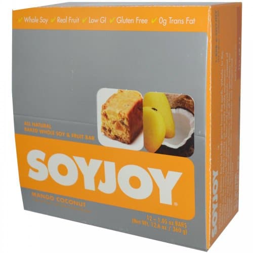 Soyjoy Bar Mango Coconut -- 12 Bars
