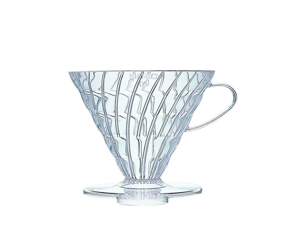 HARIO V60 Plastic Coffee Dripper, Size 03, Clear