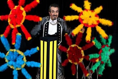 Appearing 5 Feather Umbrellas From Tube