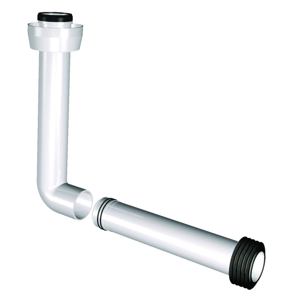 FPIPE4 2 piece reducing flush pipe 2 inc to 11.2 inc