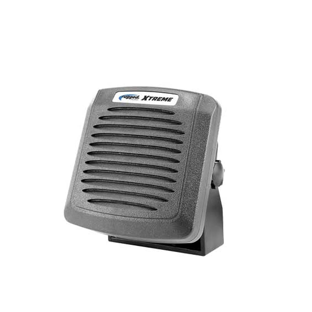 All-Terrain Waterproof External Speaker for Two-Way Mobile Radios: 15W Clear Audio with Volume Control for UTVs, Chase Trucks & Base Stations