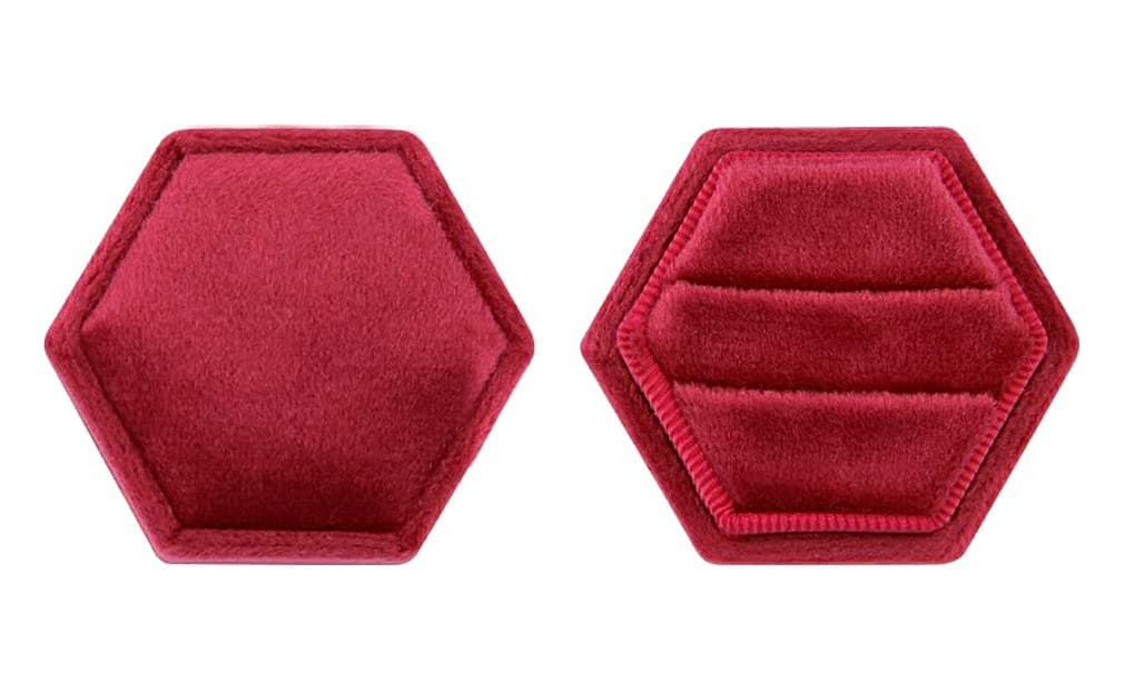 Velvet Engagement Ring Box