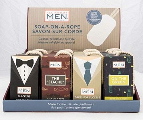 Danielle Creations Mens Soap on a Rope, PDQ/Assorted Designs