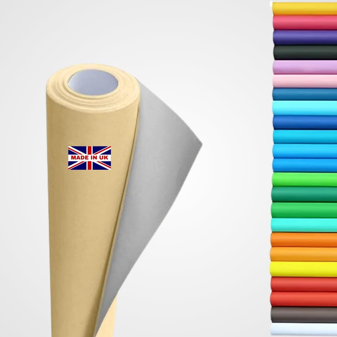 Wrapping Paper roll, Large Display Poster Paper Roll, Backing Paper 10m x 76cm - 80gsm Art, School Craft, Packing, Table Runner, Notice Boards, Drawing, Painting, Backdrop, Kraft Paper. (Beige Kraft)