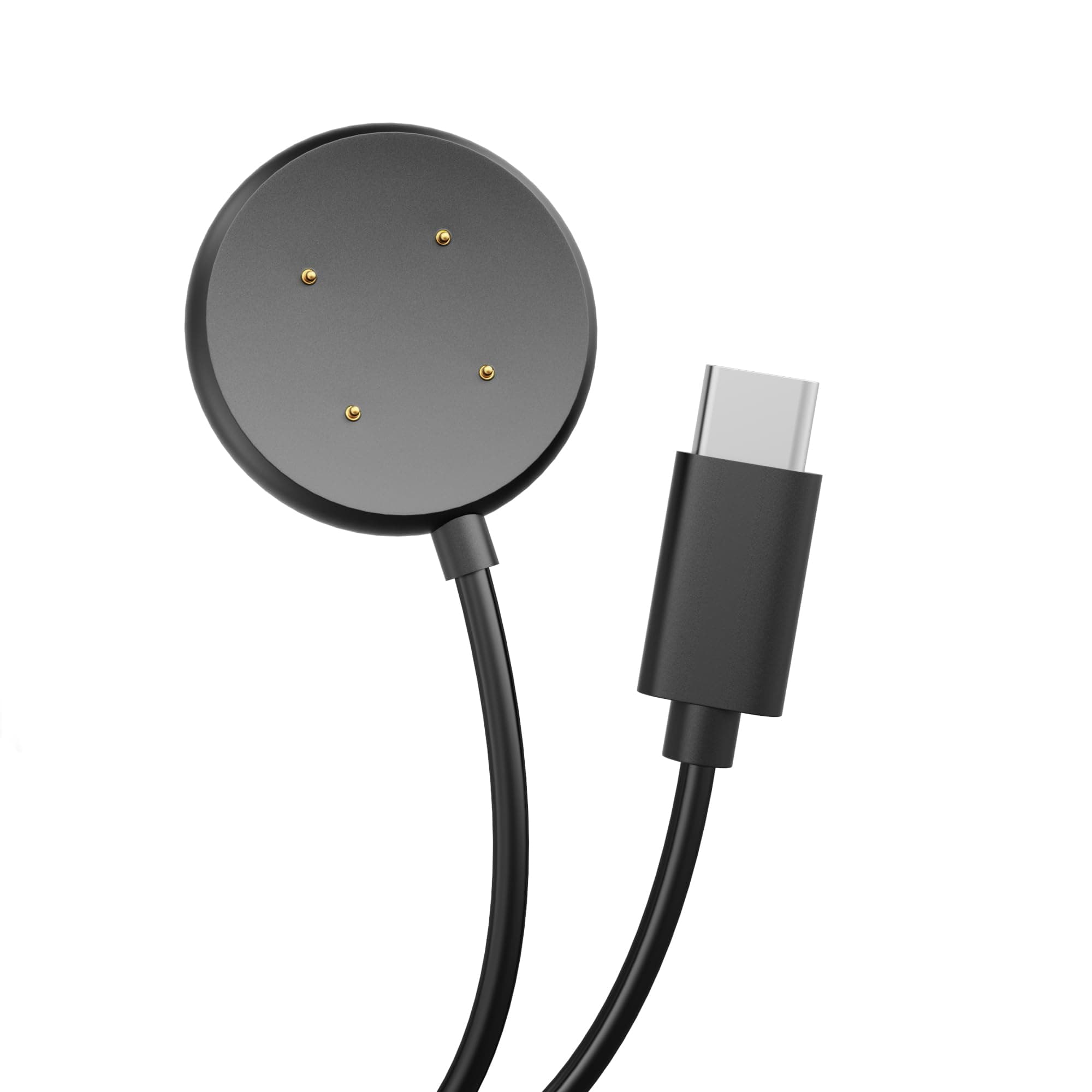 TUCANA Type-C Charger Compatible for Google Pixel Watch2, Replacement USB Type-C Charging Cable for Pixel Watch 2 (Black, 3.3FT)