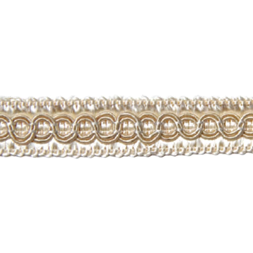 Fenghuangwu 13 Yard Handmade Basic Trim, 1.3 cm/0.51 Inch Diameter Gimp Braid for DIY, Décor-Beige
