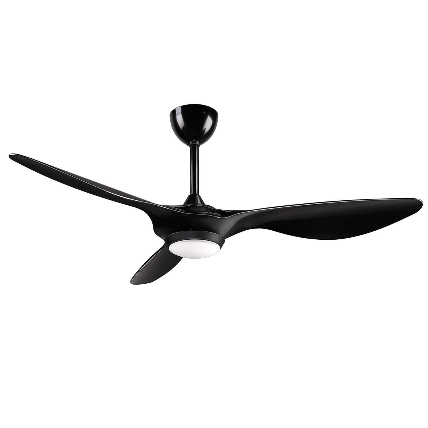 reiga 52-in Ceiling Fan with LED Light Kit Remote Control Modern Blades Noiseless Reversible Motor, 6-Speed, 3 Color Temperature Switch