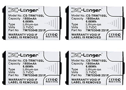 Tritton Warhead 7.1 Wireless Headset Battery Combo-Pack Includes: 4 x SDHP-L1472 Batteries