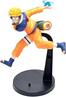 Daiyamondo Polyvinyl Chloride Premium Anime Main Character Action Figure- Unlease The Power of Highly Detailed Collectible with Dynamic Pose (Bend with Blue, 20Cm Height)