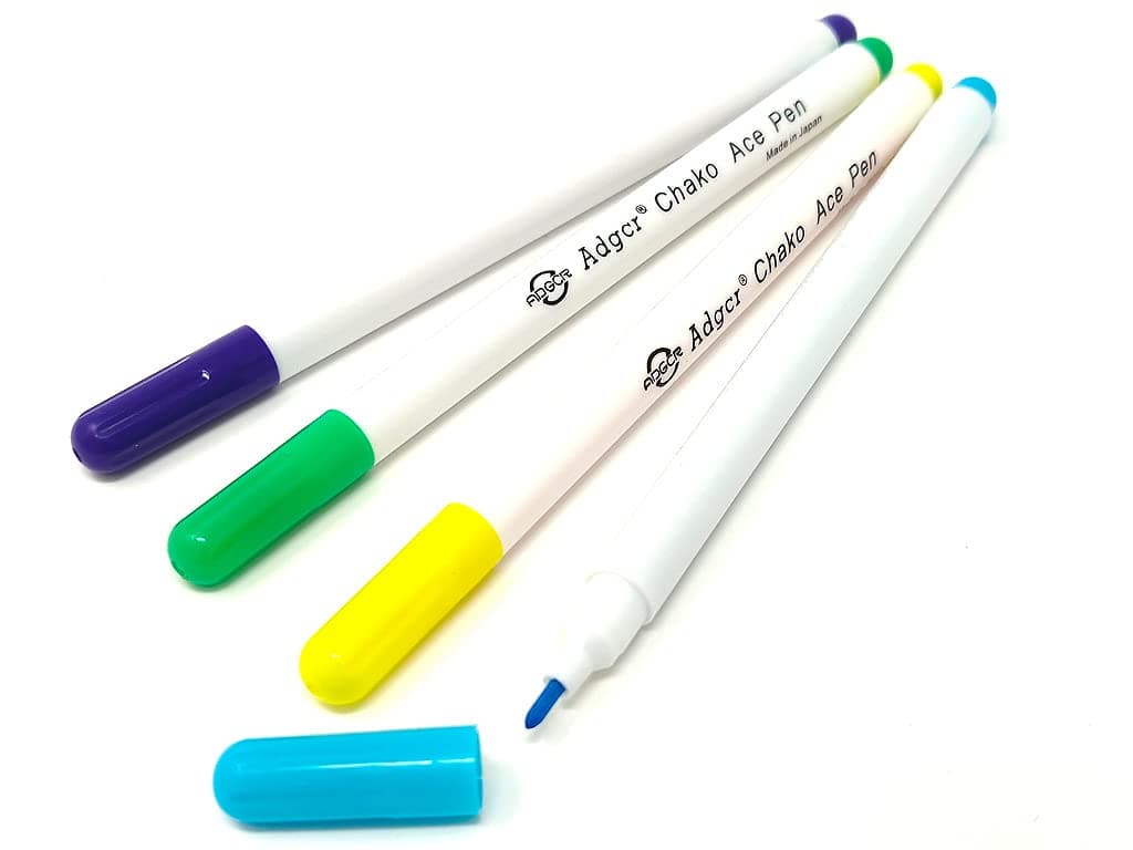 Soluble Marker Pens for Sewing/Craft Projects - Set of 4