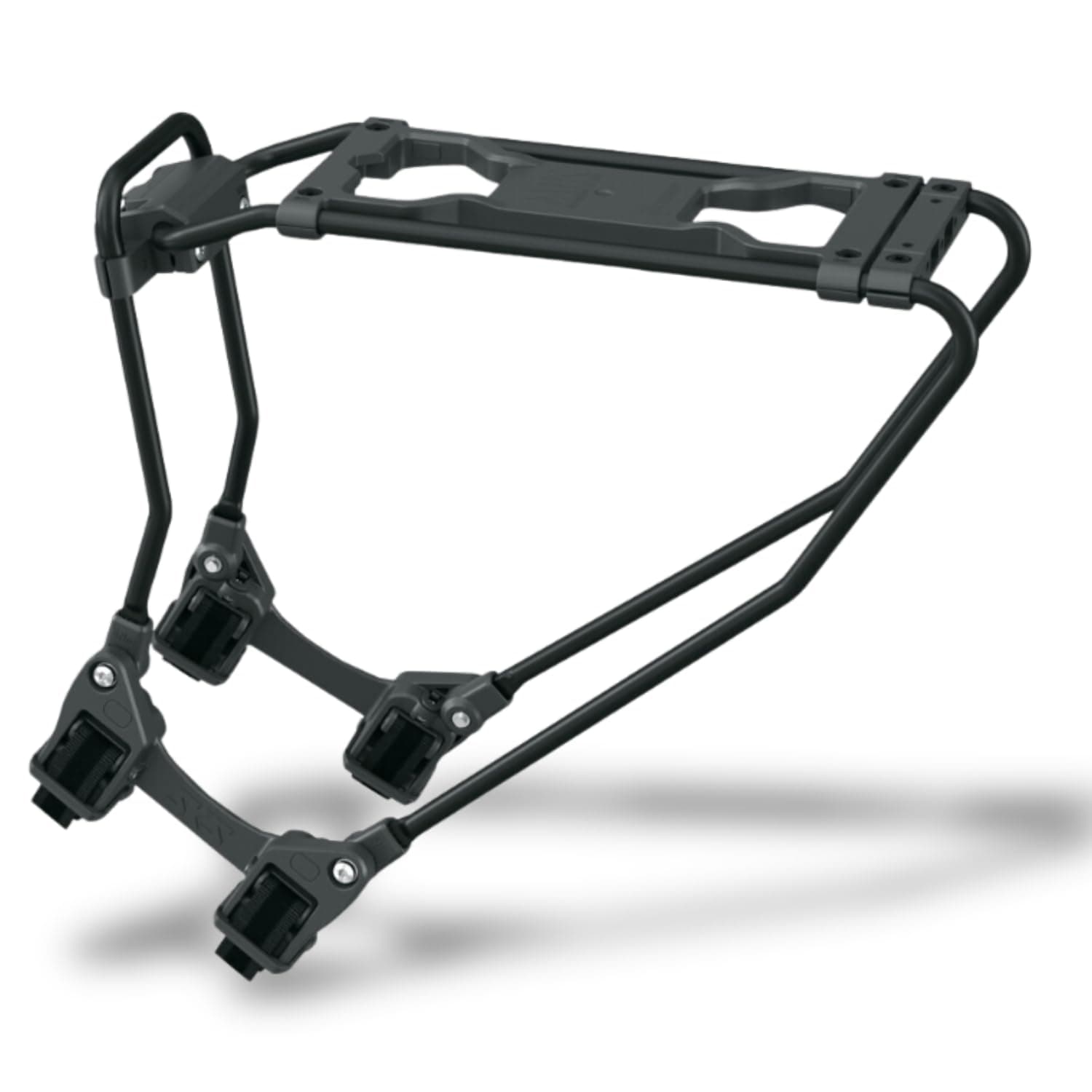 Germany Infinity Universal Pannier Rack (for Retrofitting Almost Any Bicycle, Adjustment Mechanism and Quick Release System, Made of Sturdy Aluminium, with MIK Click System, Made in Germany)