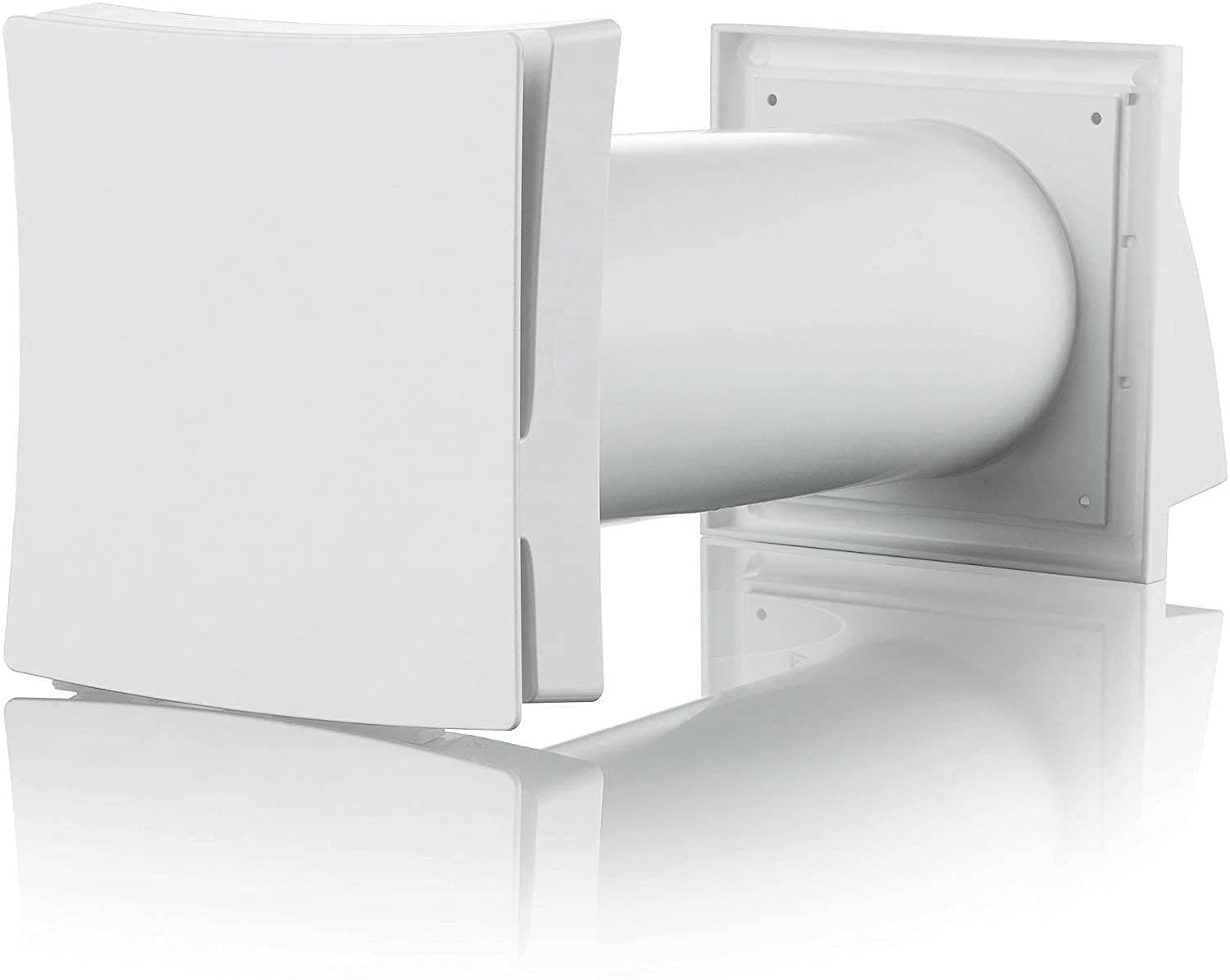 Vents Passive Wall Air Vent with Filter – 100 mm (4”) Fresh Air Intake Vent for Condensation & Damp Control, White