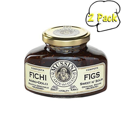 Figs and Balsamic Vinegar Mussini Compote, 8.3 Ounces, 2 Per Case by Mussini
